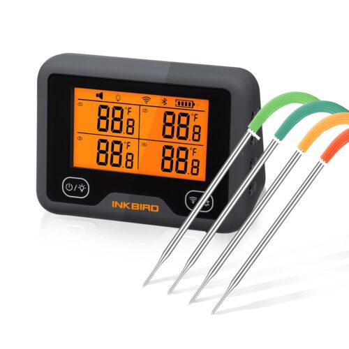 BBQ De Lier Inkbird IBBQ-4BW WIFI + Bluetooth Thermometer